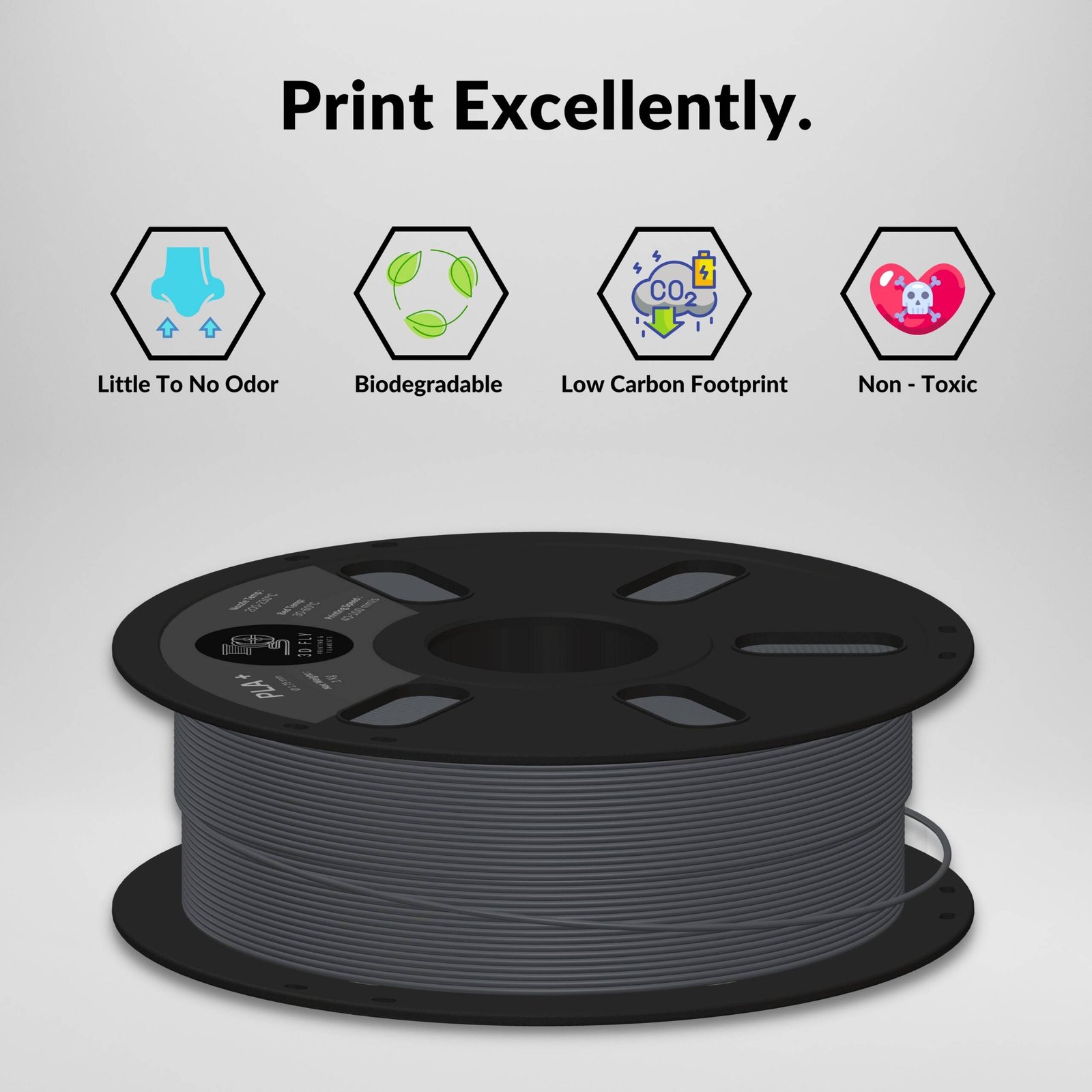 PLA Plus Gray - Image 3