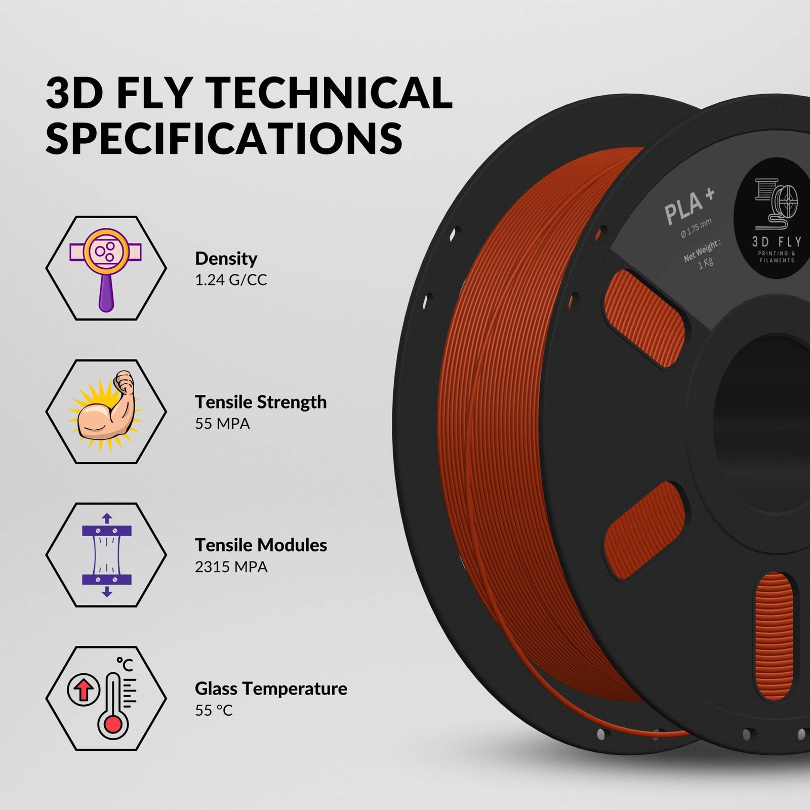 PLA Plus Orange - Image 4