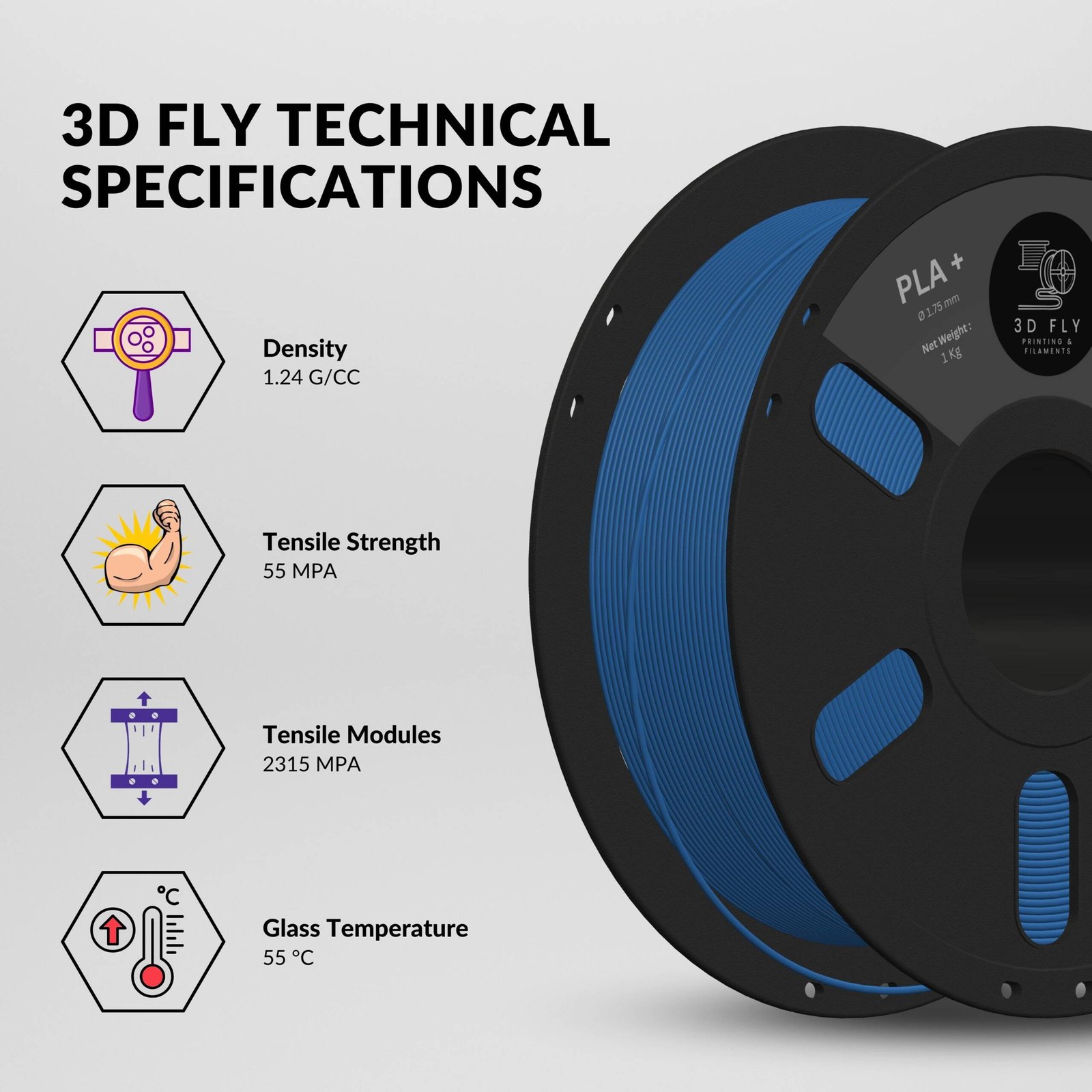 PLA Plus Sky Blue - Image 4