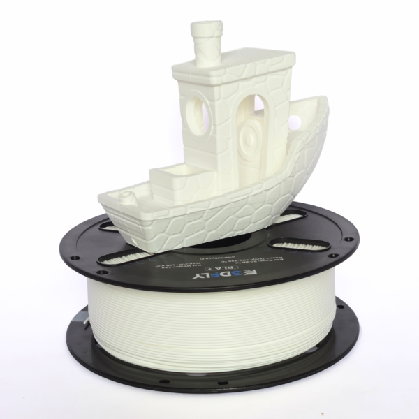 Pure White PLA+ Filament for lithophanes, moon lamps, Lampshades